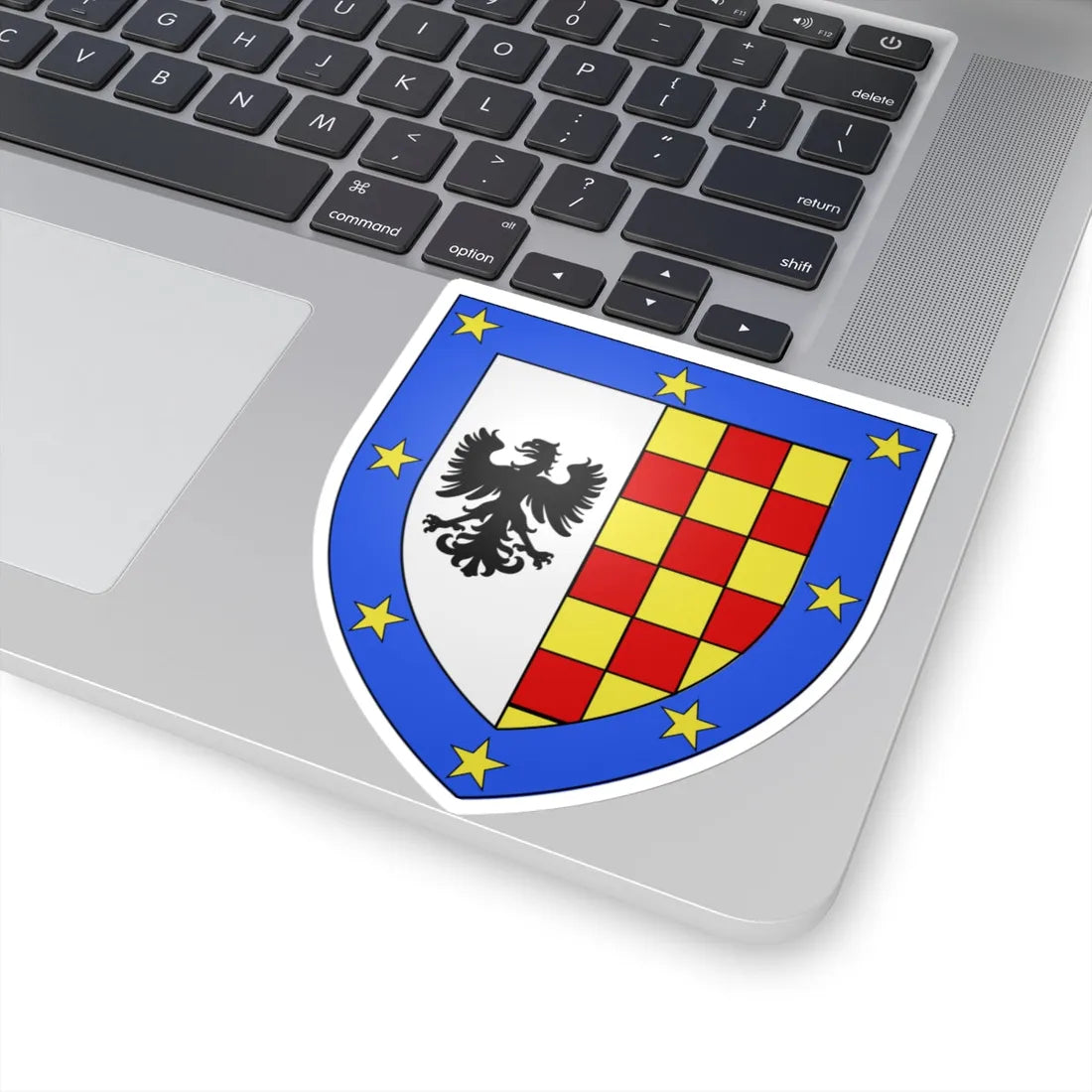Blason Fr famille Azorero Basse-Navarre (Spain) (Coat of Arms) STICKER Vinyl Kiss-Cut Decal - The Sticker Space