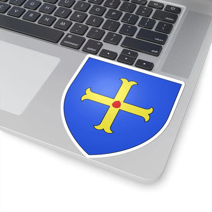 Blason Fr famille Azparren Labourd (Spain) (Coat of Arms) STICKER Vinyl Kiss-Cut Decal - The Sticker Space