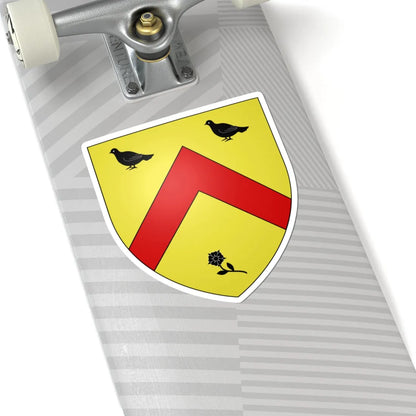 Blason Fr famille Bachoue Soule (Spain) (Coat of Arms) STICKER Vinyl Kiss-Cut Decal - The Sticker Space