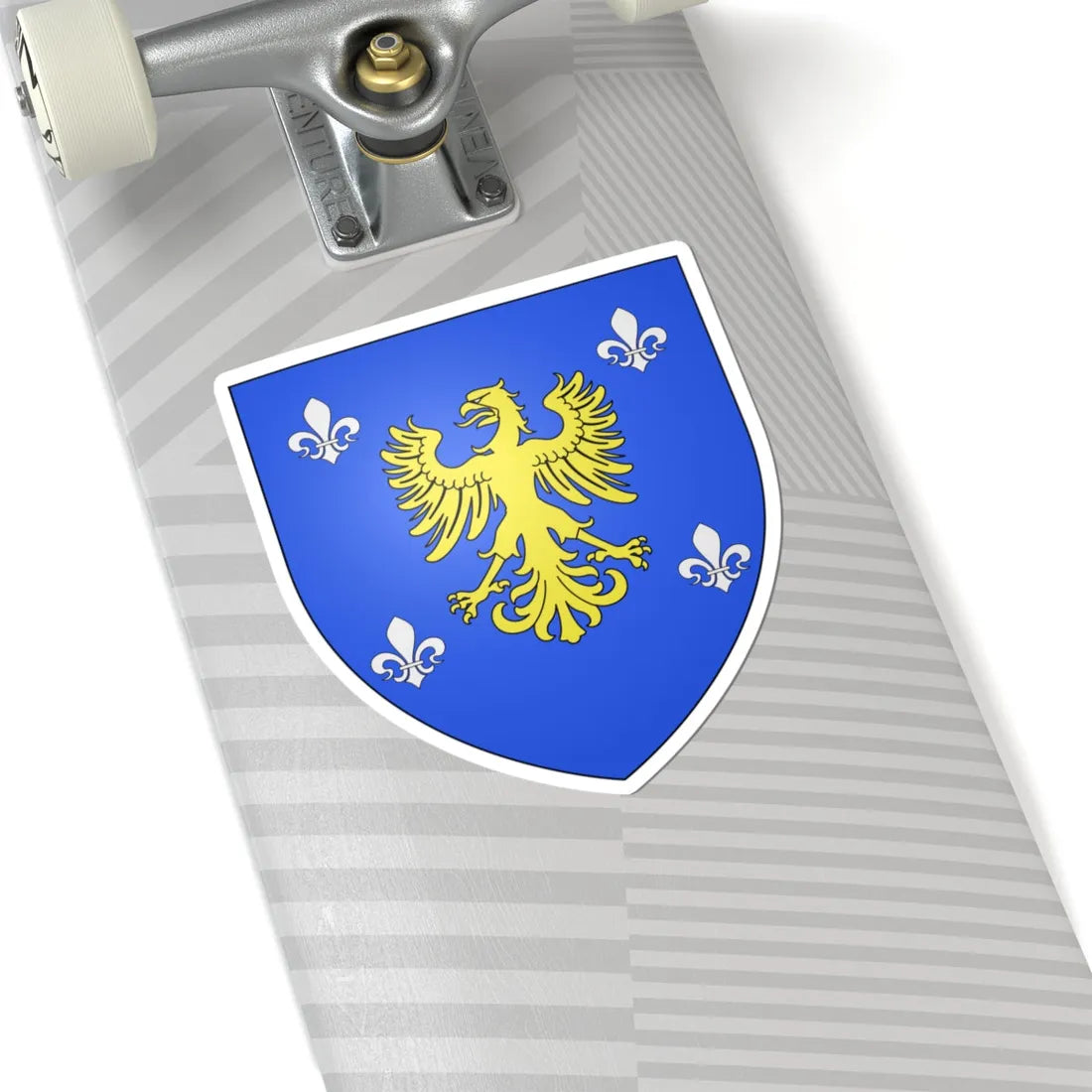 Blason Fr famille Barace Soule (Spain) (Coat of Arms) STICKER Vinyl Kiss-Cut Decal - The Sticker Space
