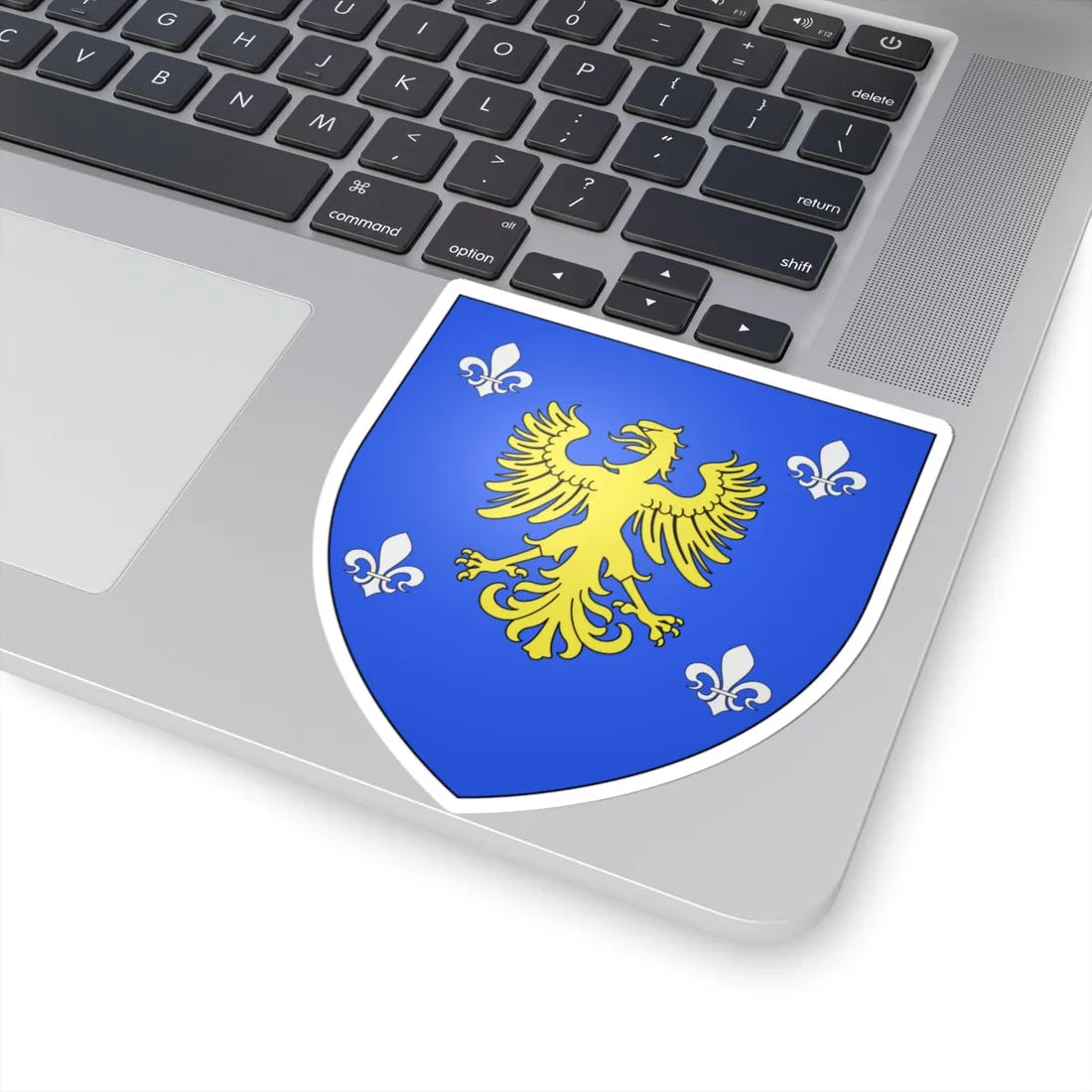 Blason Fr famille Barace Soule (Spain) (Coat of Arms) STICKER Vinyl Kiss-Cut Decal - The Sticker Space