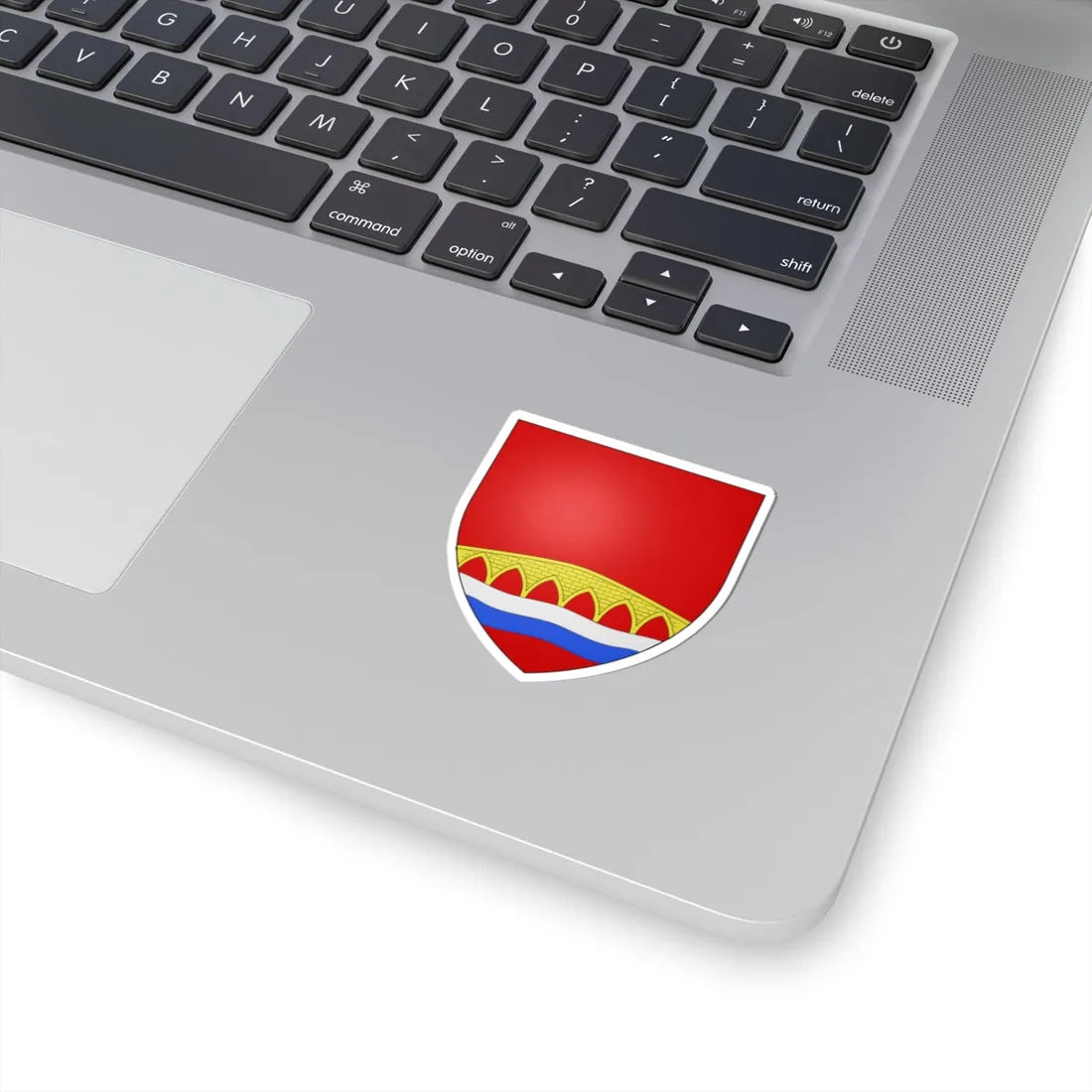 Blason Fr famille Barbier Labourd (Spain) (Coat of Arms) STICKER Vinyl Kiss-Cut Decal - The Sticker Space