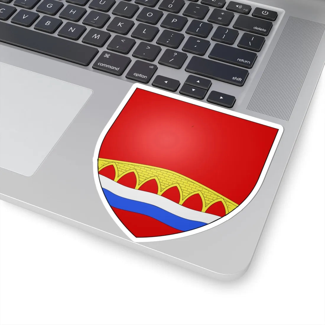 Blason Fr famille Barbier Labourd (Spain) (Coat of Arms) STICKER Vinyl Kiss-Cut Decal - The Sticker Space