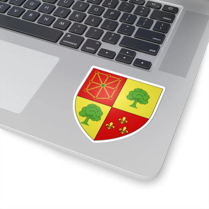 Blason Fr famille Bardaverrin Basse-Navarre (Spain) (Coat of Arms) STICKER Vinyl Kiss-Cut Decal - The Sticker Space