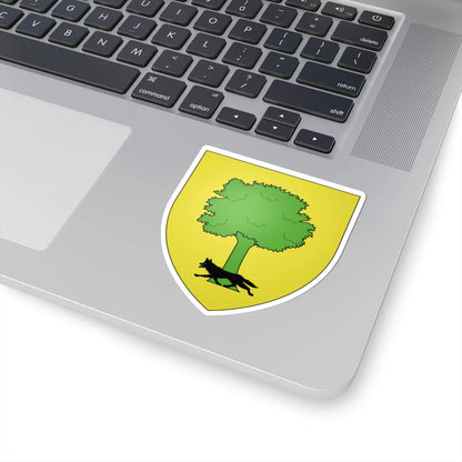 Blason Fr famille Barreneche Basse-Navarre (Spain) (Coat of Arms) STICKER Vinyl Kiss-Cut Decal - The Sticker Space