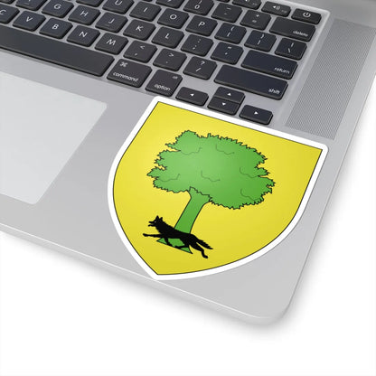 Blason Fr famille Barreneche Basse-Navarre (Spain) (Coat of Arms) STICKER Vinyl Kiss-Cut Decal - The Sticker Space