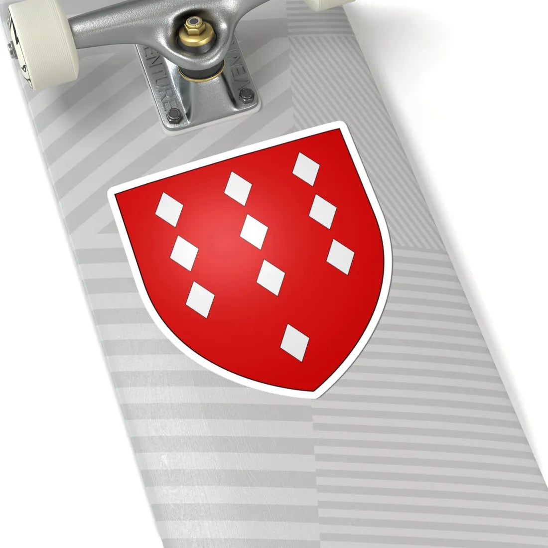 Blason Fr famille Bastarreche Labourd (Spain) (Coat of Arms) STICKER Vinyl Kiss-Cut Decal - The Sticker Space