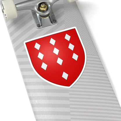 Blason Fr famille Bastarreche Labourd (Spain) (Coat of Arms) STICKER Vinyl Kiss-Cut Decal - The Sticker Space