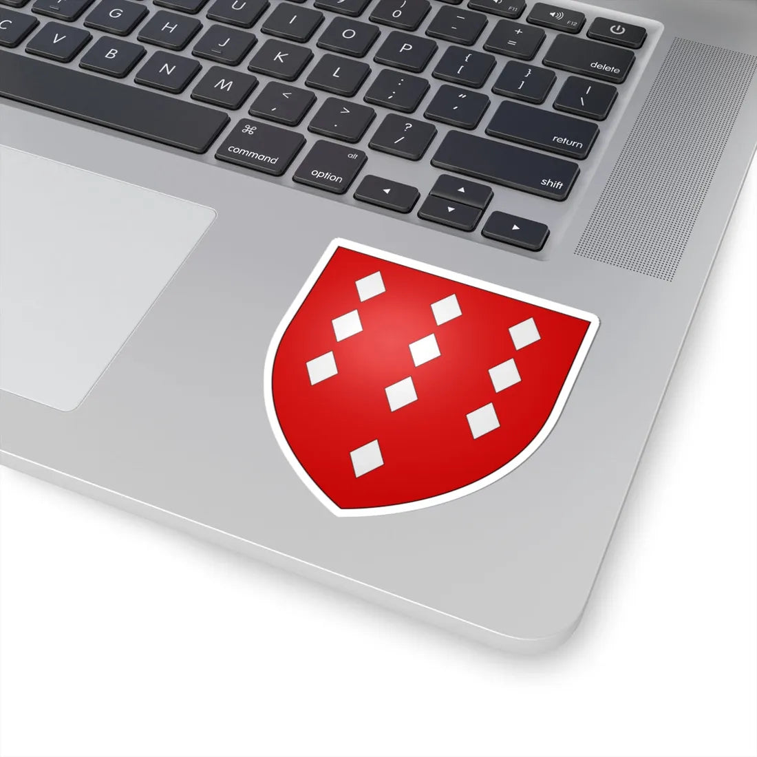 Blason Fr famille Bastarreche Labourd (Spain) (Coat of Arms) STICKER Vinyl Kiss-Cut Decal - The Sticker Space