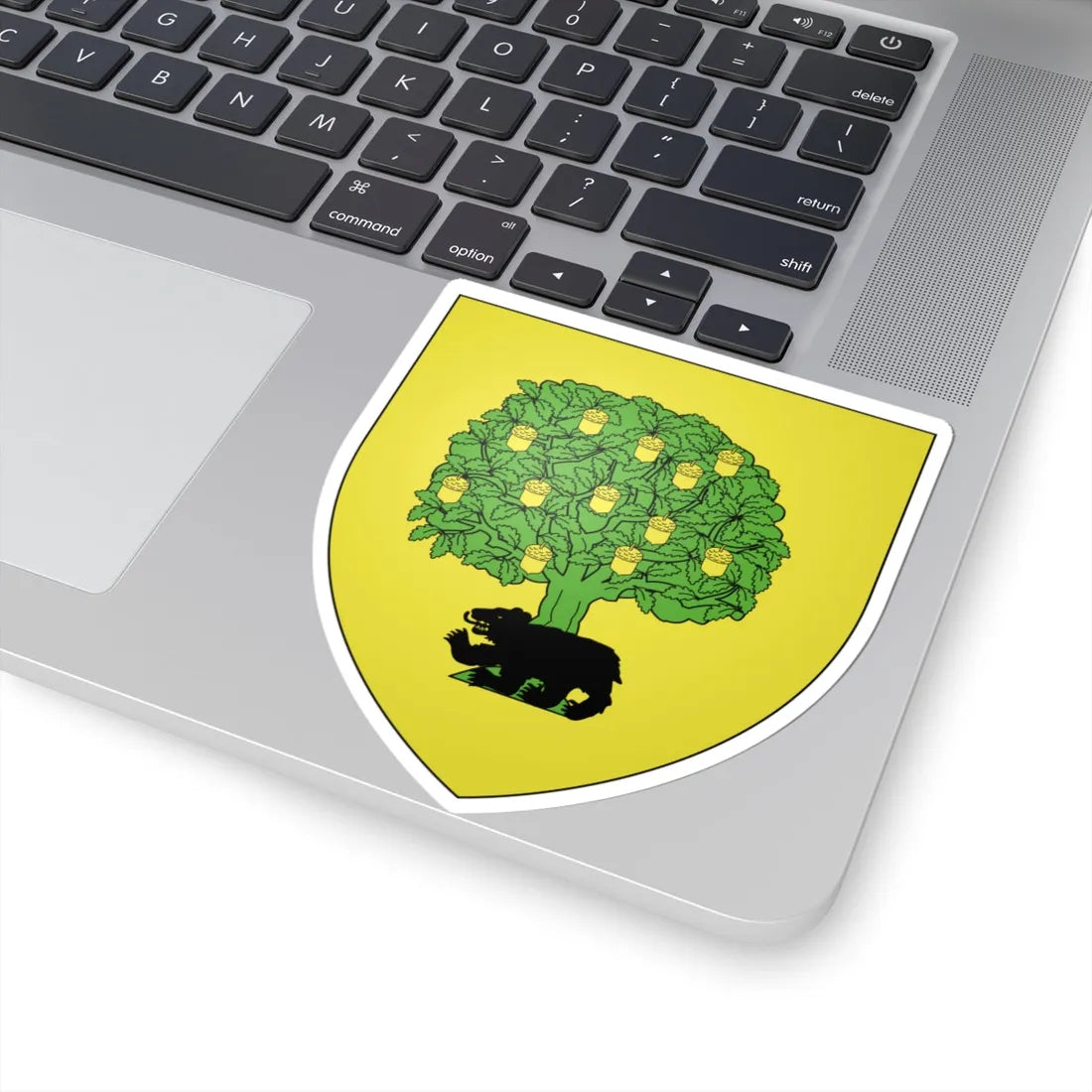 Blason Fr famille Beas Basse-Navarre (Spain) (Coat of Arms) STICKER Vinyl Kiss-Cut Decal - The Sticker Space