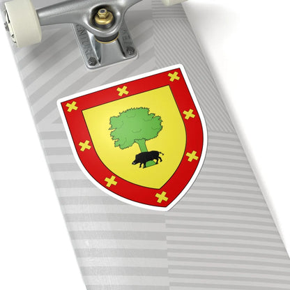Blason Fr famille Beascan Mixe (Spain) (Coat of Arms) STICKER Vinyl Kiss-Cut Decal - The Sticker Space
