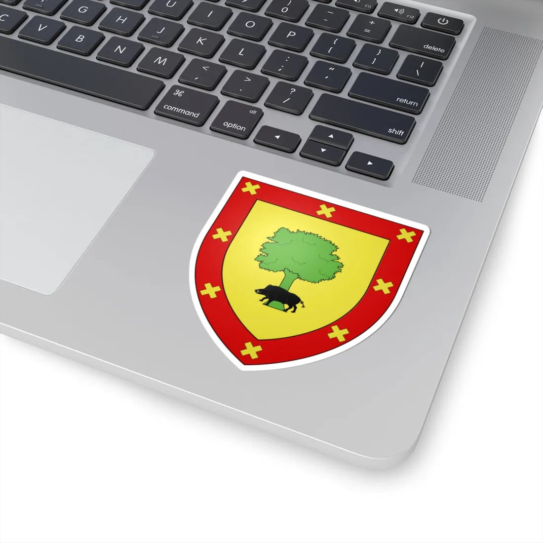 Blason Fr famille Beascan Mixe (Spain) (Coat of Arms) STICKER Vinyl Kiss-Cut Decal - The Sticker Space