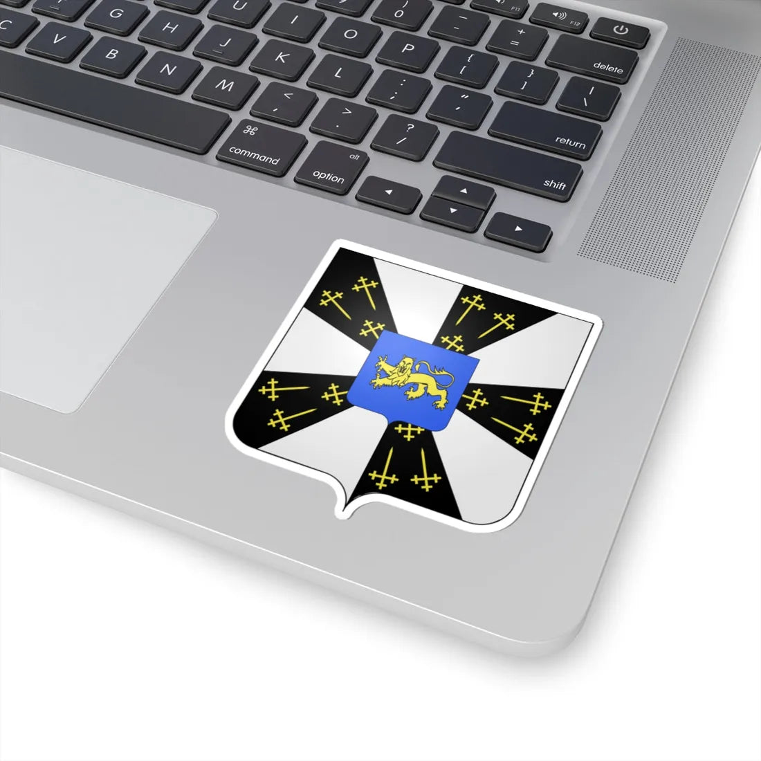 Blason Gammerages (Belgium) (Coat of Arms) STICKER Vinyl Kiss-Cut Decal - The Sticker Space