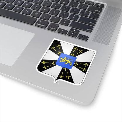 Blason Gammerages (Belgium) (Coat of Arms) STICKER Vinyl Kiss-Cut Decal - The Sticker Space