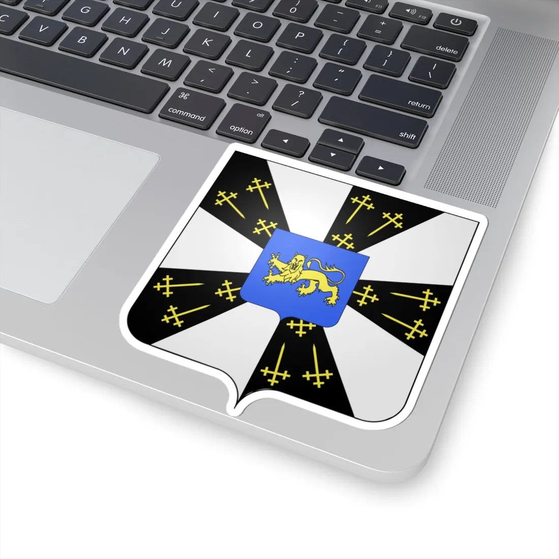 Blason Gammerages (Belgium) (Coat of Arms) STICKER Vinyl Kiss-Cut Decal - The Sticker Space