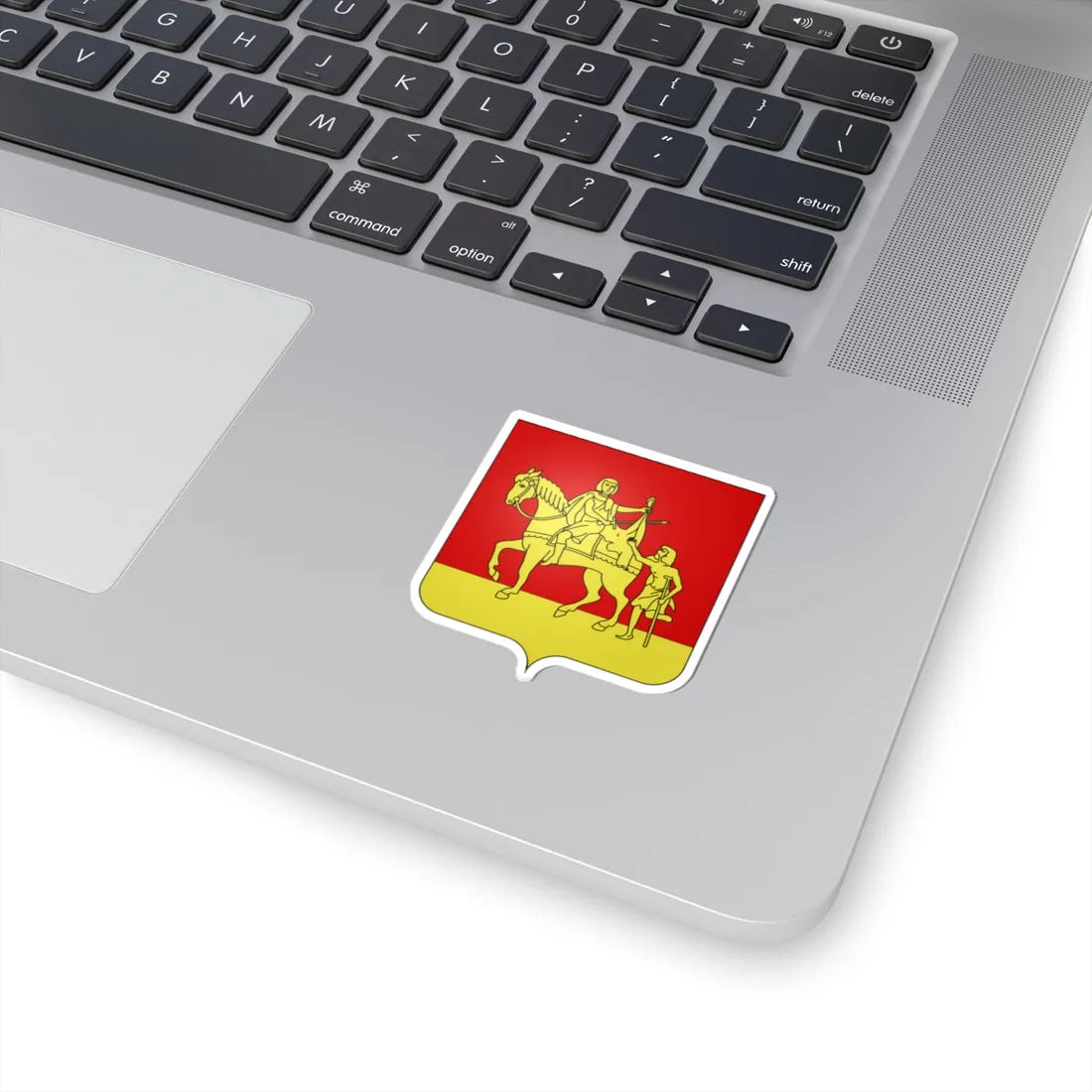 Blason Ganshoren (Belgium) (Coat of Arms) STICKER Vinyl Kiss-Cut Decal - The Sticker Space