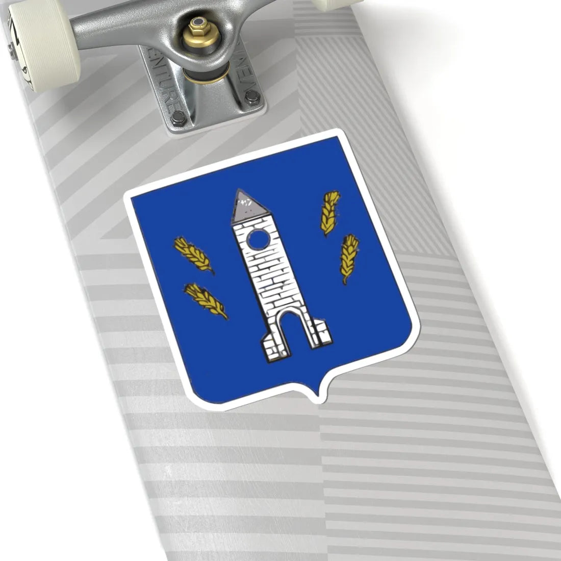 Blason Geer (Belgium) (Coat of Arms) STICKER Vinyl Kiss-Cut Decal - The Sticker Space