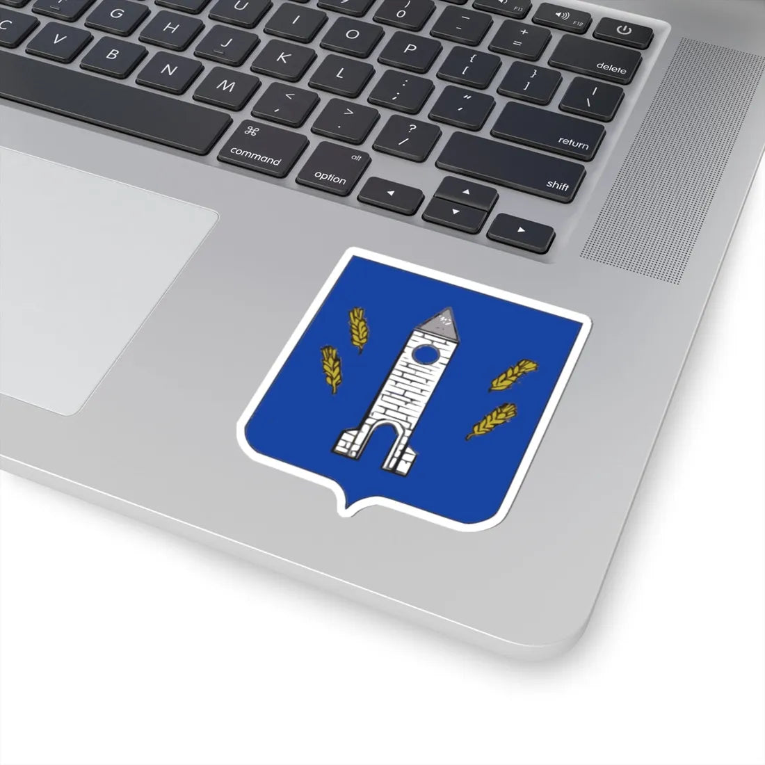 Blason Geer (Belgium) (Coat of Arms) STICKER Vinyl Kiss-Cut Decal - The Sticker Space