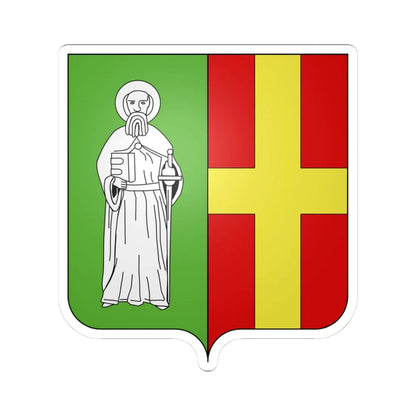 Blason Geetbets (Belgium) (Coat of Arms) STICKER Vinyl Kiss-Cut Decal 3 Inch White - The Sticker Space