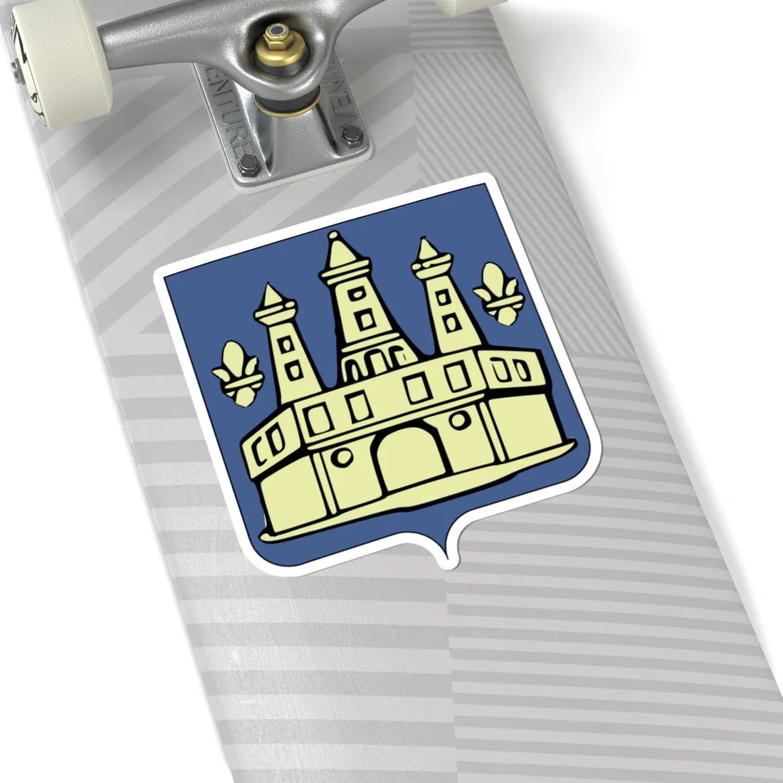 Blason Genappe (Belgium) (Coat of Arms) STICKER Vinyl Kiss-Cut Decal - The Sticker Space