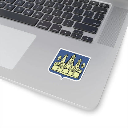 Blason Genappe (Belgium) (Coat of Arms) STICKER Vinyl Kiss-Cut Decal - The Sticker Space