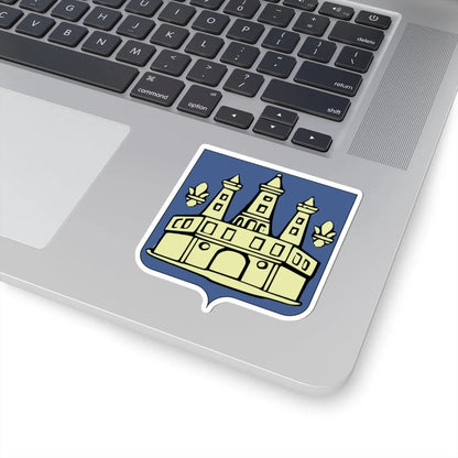 Blason Genappe (Belgium) (Coat of Arms) STICKER Vinyl Kiss-Cut Decal - The Sticker Space