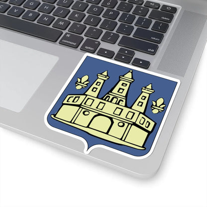 Blason Genappe (Belgium) (Coat of Arms) STICKER Vinyl Kiss-Cut Decal - The Sticker Space