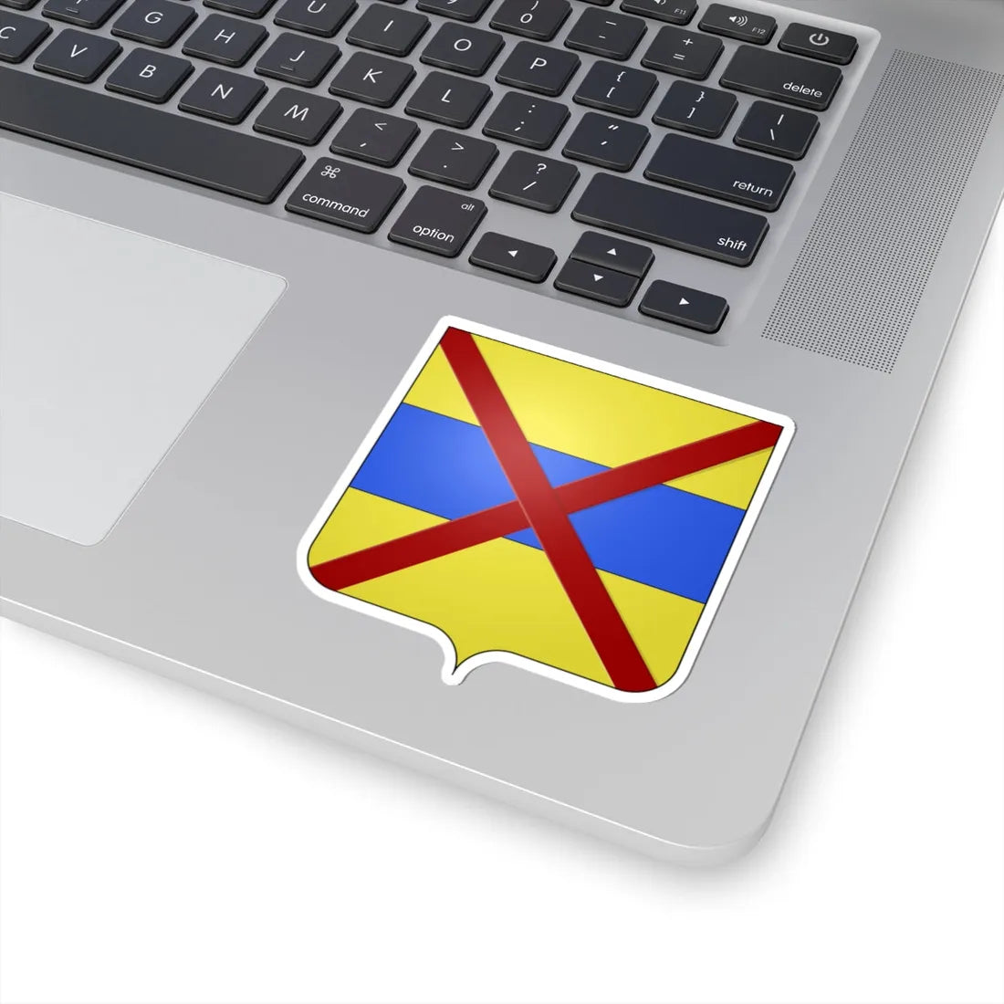 Blason Grimbergen (Belgium) (Coat of Arms) STICKER Vinyl Kiss-Cut Decal - The Sticker Space