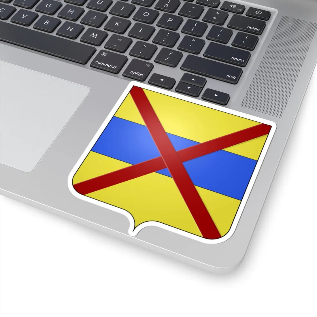 Blason Grimbergen (Belgium) (Coat of Arms) STICKER Vinyl Kiss-Cut Decal - The Sticker Space