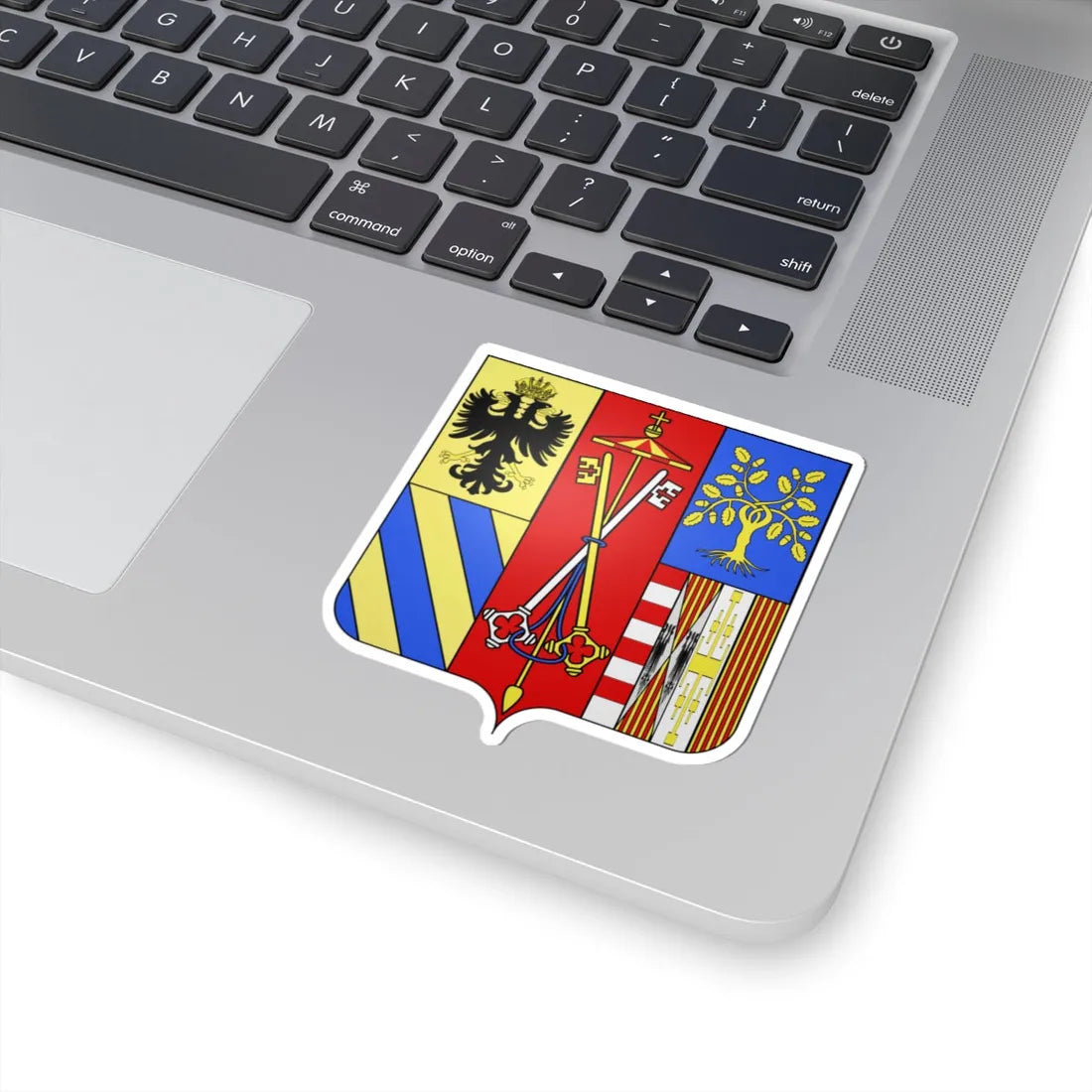 Blason Guidobaldo II della Rovere (Italy) (Coat of Arms) STICKER Vinyl Kiss-Cut Decal - The Sticker Space