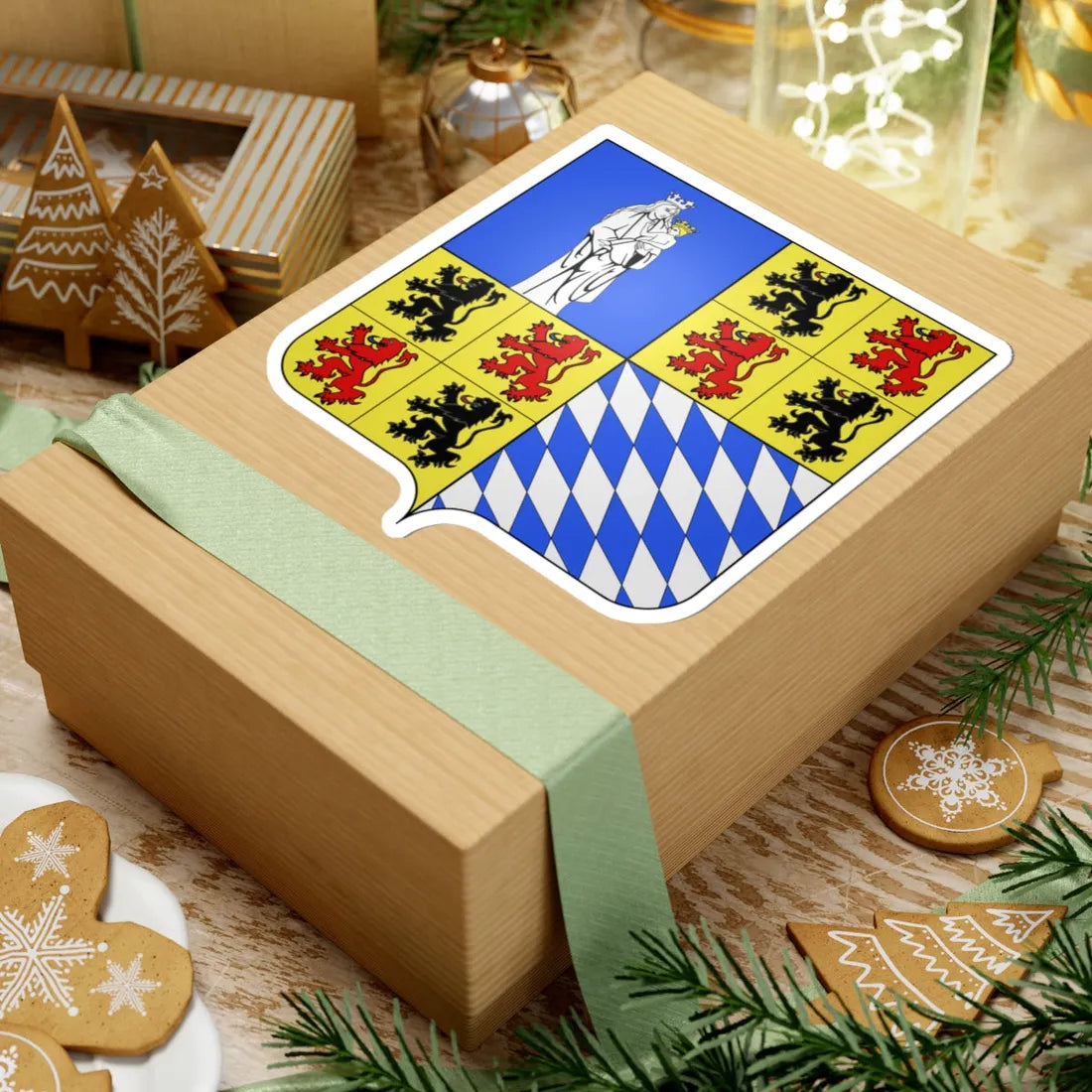 Blason HalleVlaams Brabant (Belgium) (Coat of Arms) STICKER Vinyl Kiss-Cut Decal - The Sticker Space