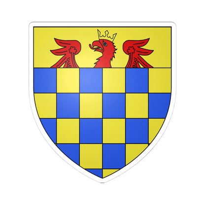 Blason Hermann Putbus selon Gelre (Denmark) (Coat of Arms) STICKER Vinyl Kiss-Cut Decal 4 Inch White - The Sticker Space