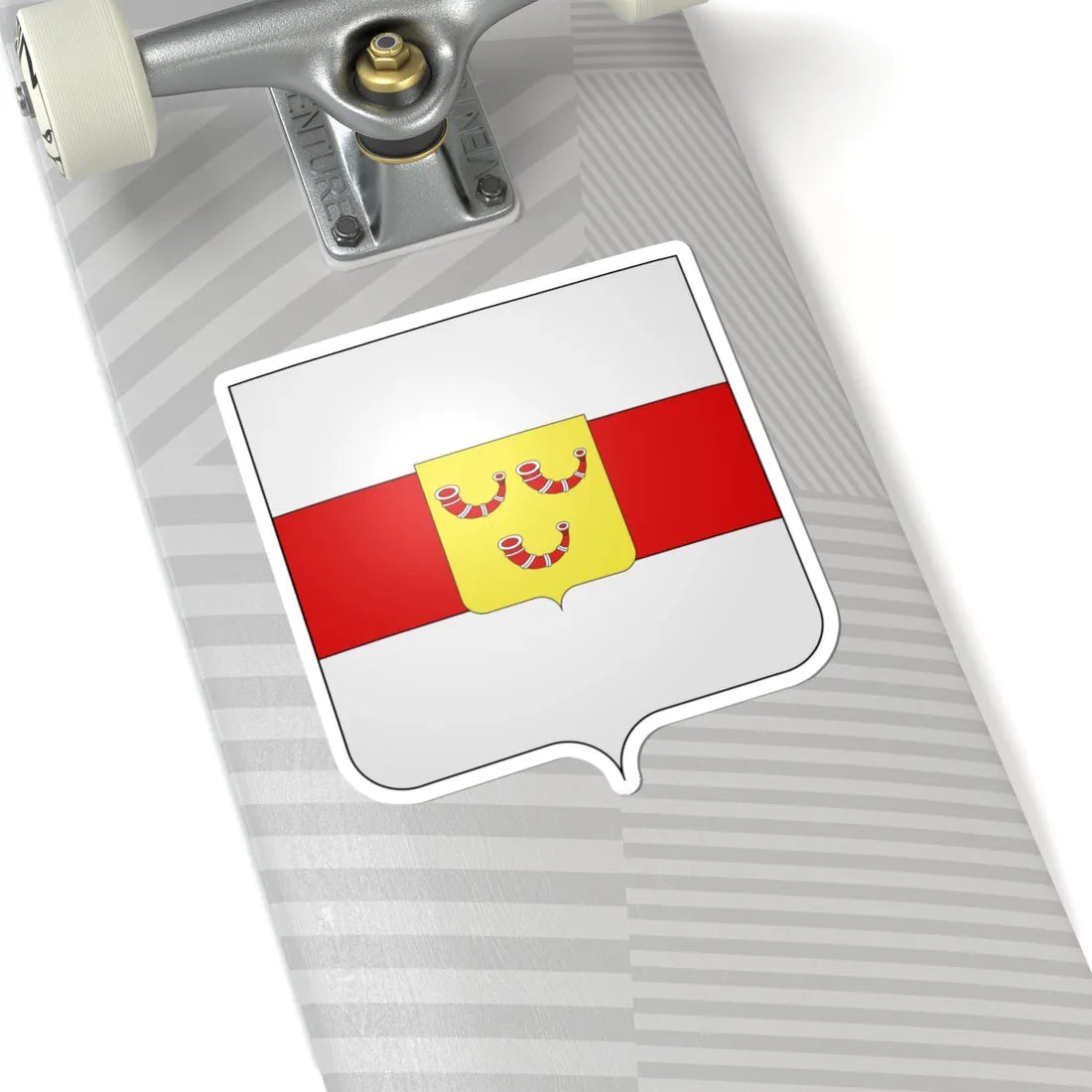 Blason Heuvelland (Belgium) (Coat of Arms) STICKER Vinyl Kiss-Cut Decal - The Sticker Space