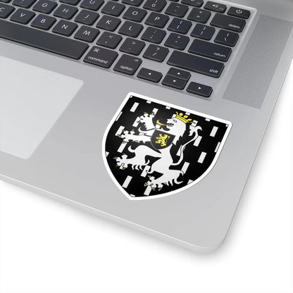 Blason Hinckaert en Brabant selon Gelre (Belgium) (Coat of Arms) STICKER Vinyl Kiss-Cut Decal - The Sticker Space