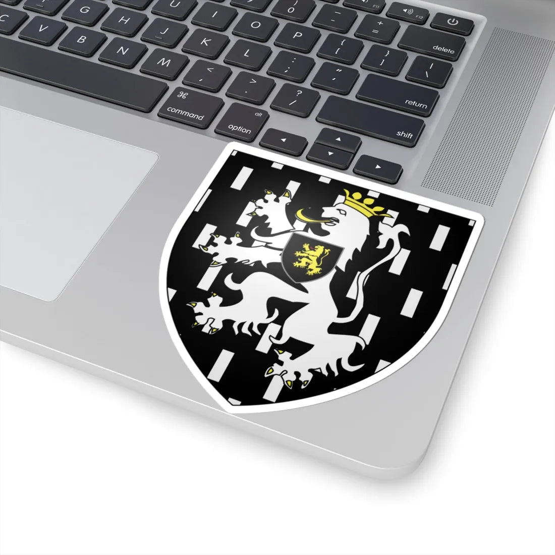 Blason Hinckaert en Brabant selon Gelre (Belgium) (Coat of Arms) STICKER Vinyl Kiss-Cut Decal - The Sticker Space