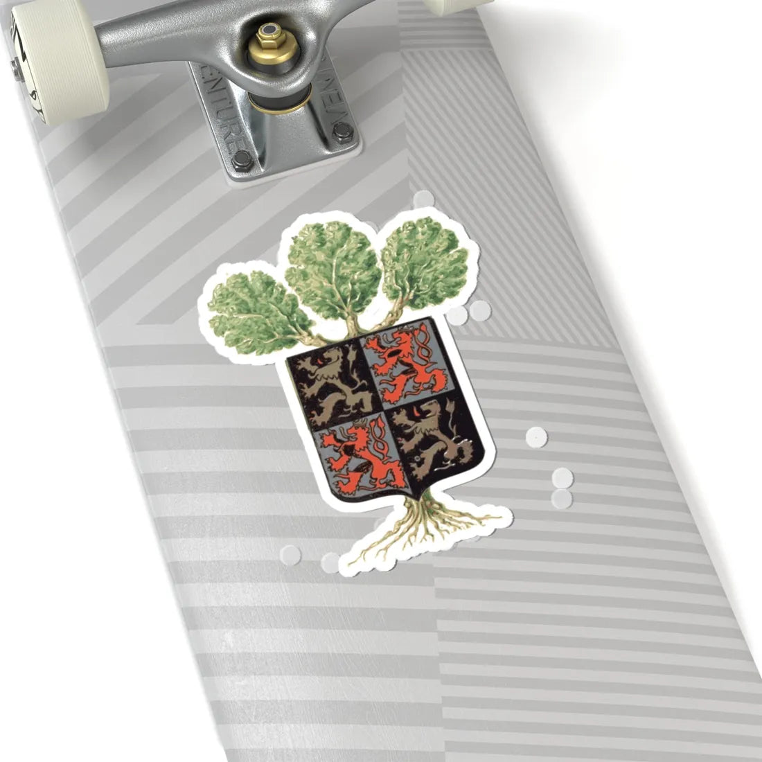 Blason Hoeilaart (Belgium) (Coat of Arms) STICKER Vinyl Kiss-Cut Decal - The Sticker Space