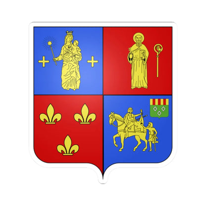 Blason Holsbeek (Belgium) (Coat of Arms) STICKER Vinyl Kiss-Cut Decal 2 Inch White - The Sticker Space