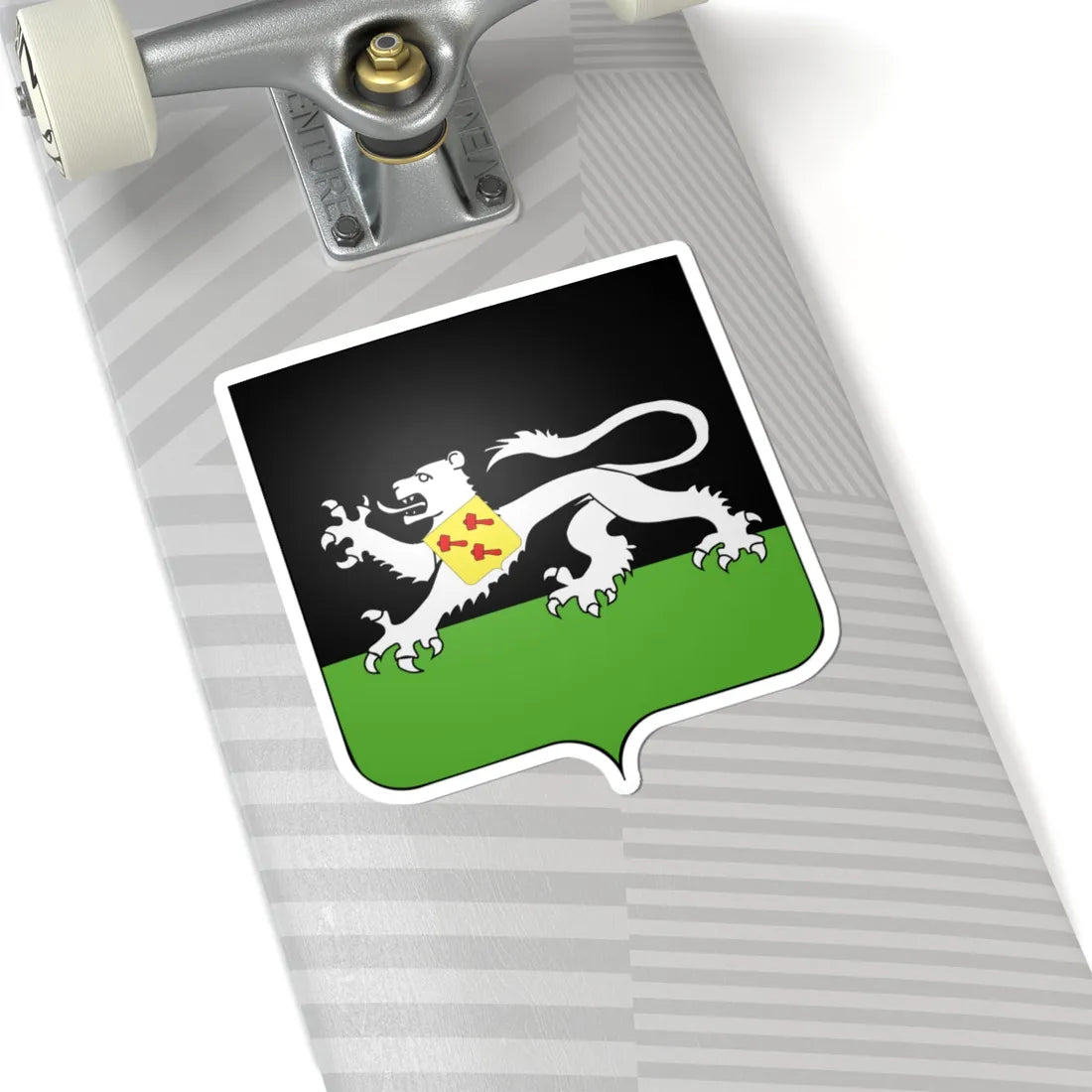 Blason Huldenberg (Belgium) (Coat of Arms) STICKER Vinyl Kiss-Cut Decal - The Sticker Space