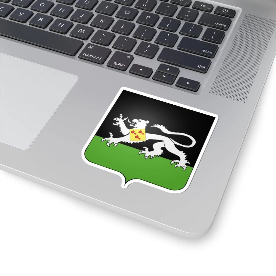 Blason Huldenberg (Belgium) (Coat of Arms) STICKER Vinyl Kiss-Cut Decal - The Sticker Space