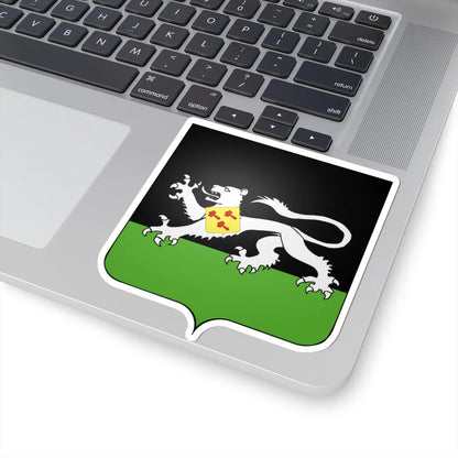 Blason Huldenberg (Belgium) (Coat of Arms) STICKER Vinyl Kiss-Cut Decal - The Sticker Space
