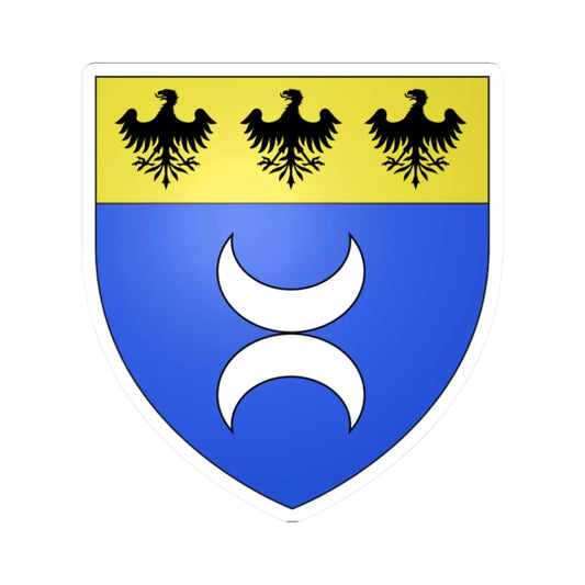 Blason Ile Perrot Québec (Canada) (Coat of Arms) STICKER Vinyl Kiss-Cut Decal 2 Inch White - The Sticker Space