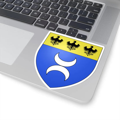 Blason Ile Perrot Québec (Canada) (Coat of Arms) STICKER Vinyl Kiss-Cut Decal - The Sticker Space