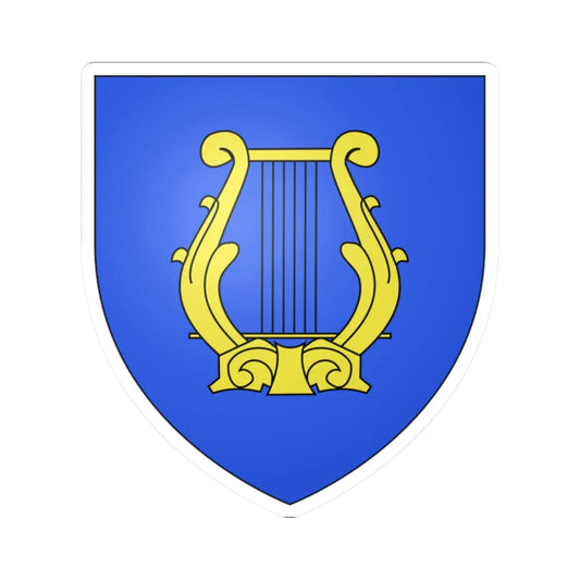 Blason imaginaire David (Israel) (Coat of Arms) STICKER Vinyl Kiss-Cut Decal 2 Inch White - The Sticker Space