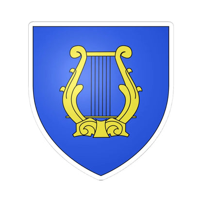 Blason imaginaire David (Israel) (Coat of Arms) STICKER Vinyl Kiss-Cut Decal 4 Inch White - The Sticker Space