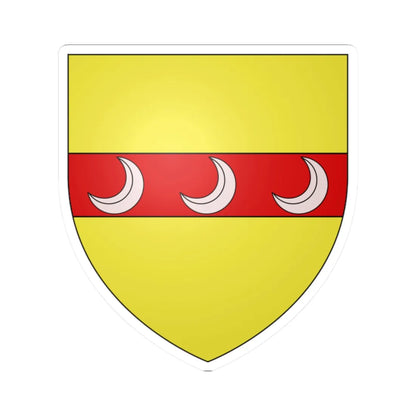 Blason it famille Strozzi (Italy) (Coat of Arms) STICKER Vinyl Kiss-Cut Decal 2 Inch White - The Sticker Space