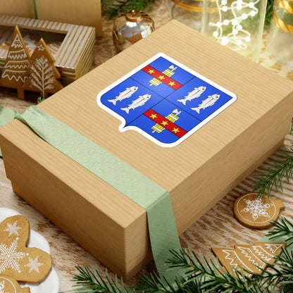 Blason it-fr Mancini-Mazarini (Italy) (Coat of Arms) STICKER Vinyl Kiss-Cut Decal - The Sticker Space
