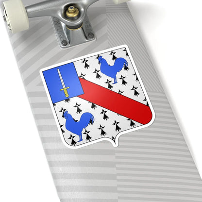 Blason Jacques Alexandre Law de Lauriston 1768-1838 Empire (Scotland) (Coat of Arms) STICKER Vinyl Kiss-Cut Decal - The Sticker Space