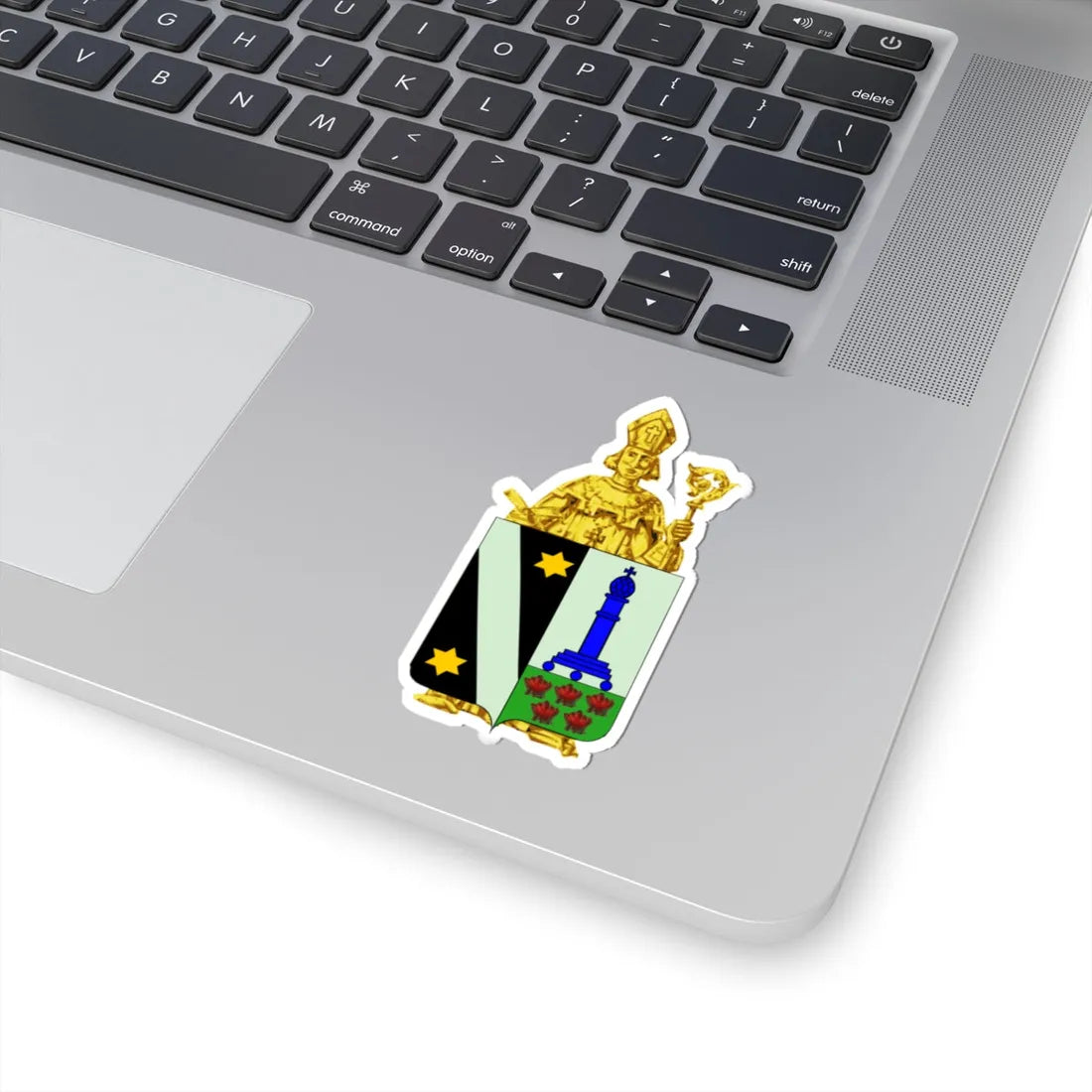 Blason Jalhay (Belgium) (Coat of Arms) STICKER Vinyl Kiss-Cut Decal - The Sticker Space