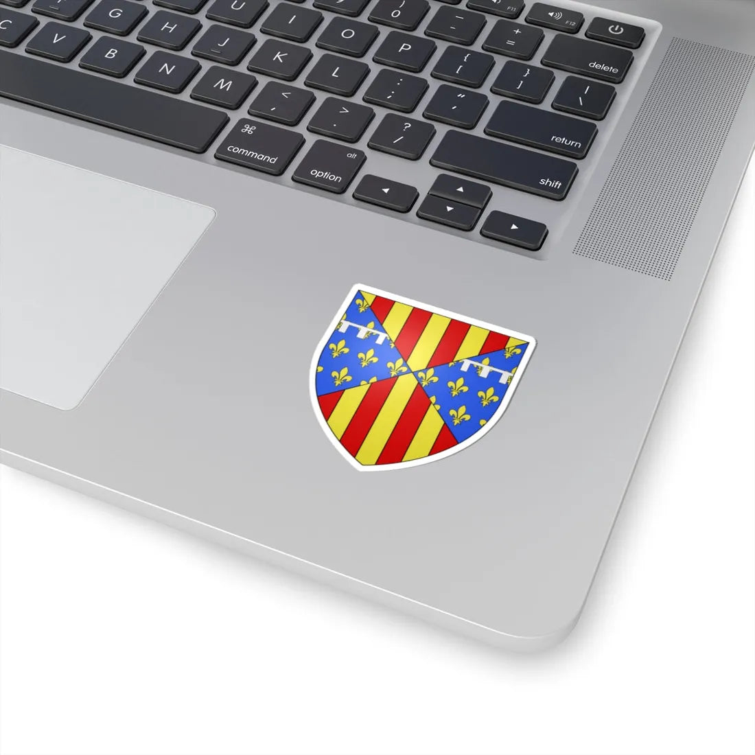 Blason Jean dAragon Comte de Prades selon Gelre (Spain) (Coat of Arms) STICKER Vinyl Kiss-Cut Decal - The Sticker Space