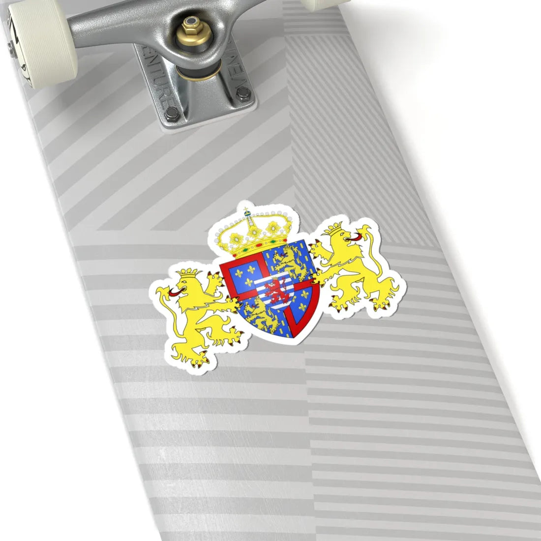 Blason Jean de Luxembourg 1939 (Luxembourg) (Coat of Arms) STICKER Vinyl Kiss-Cut Decal - The Sticker Space